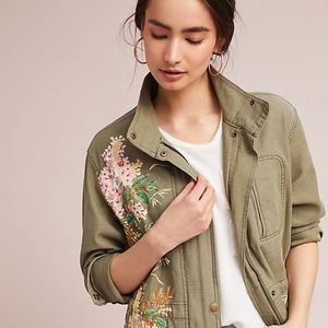 Anthropologie embellished anorak